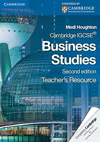 Cambridge IGCSE Business Studies Teacher's Resource CD-ROM Business, Finance & Career