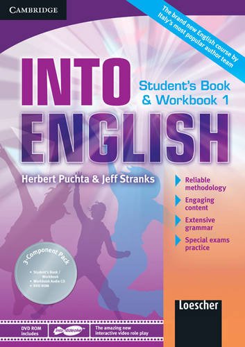 Into English Level 1 Student's Book and Workbook with Audio CD and DVD-ROM Italian edition Foreign Languages ​​& Dictionaries