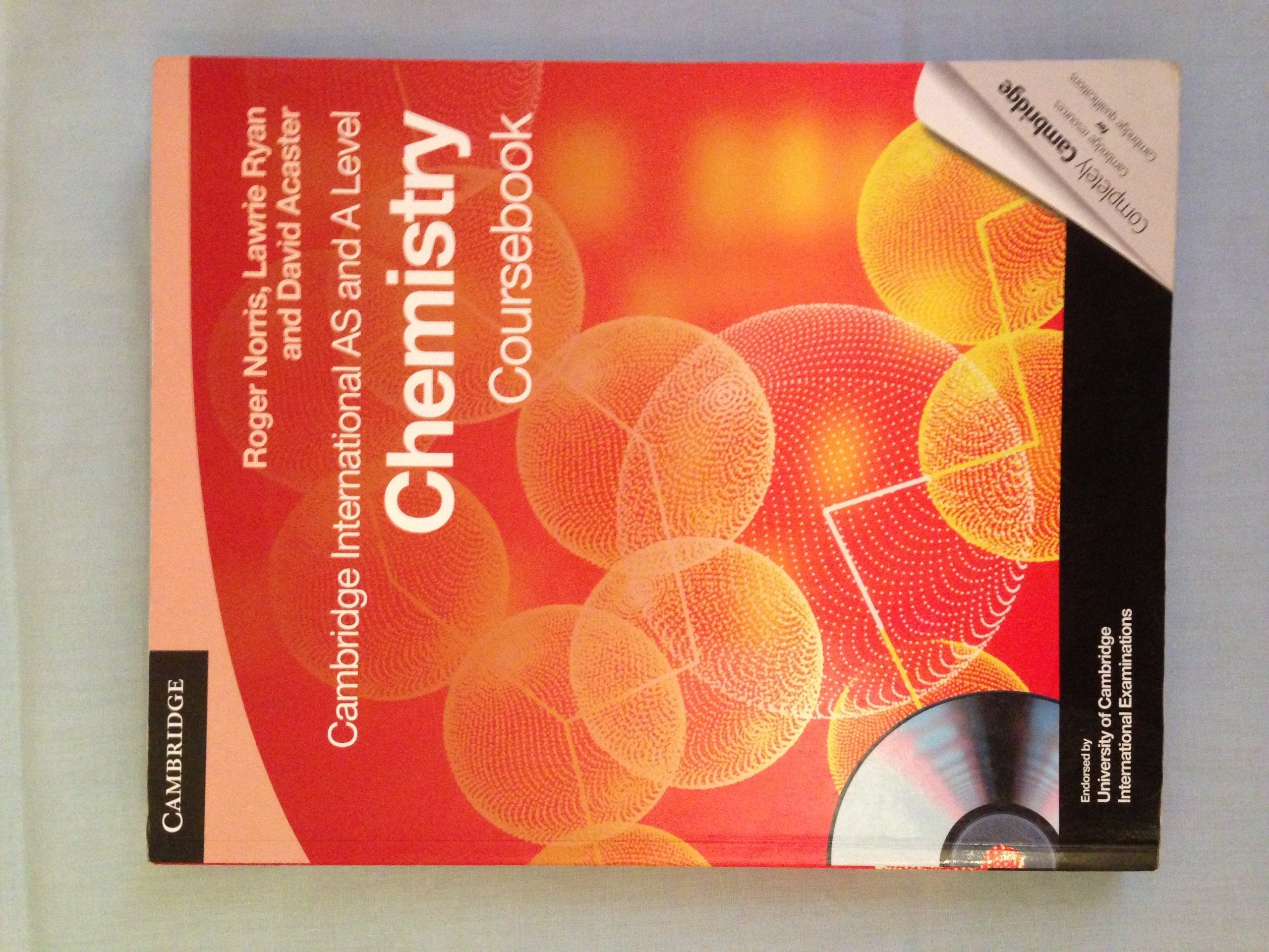 Cambridge International AS and A Level Chemistry Coursebook (Cambridge International Examinations) Natural Sciences