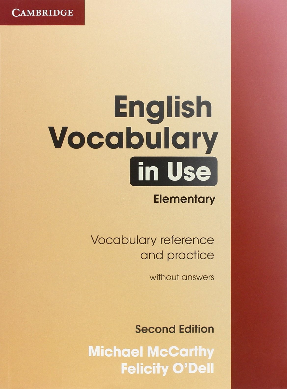 English Vocabulary in Use Elementary Edition Without Answers: Book without answers Foreign Languages ​​& Dictionaries