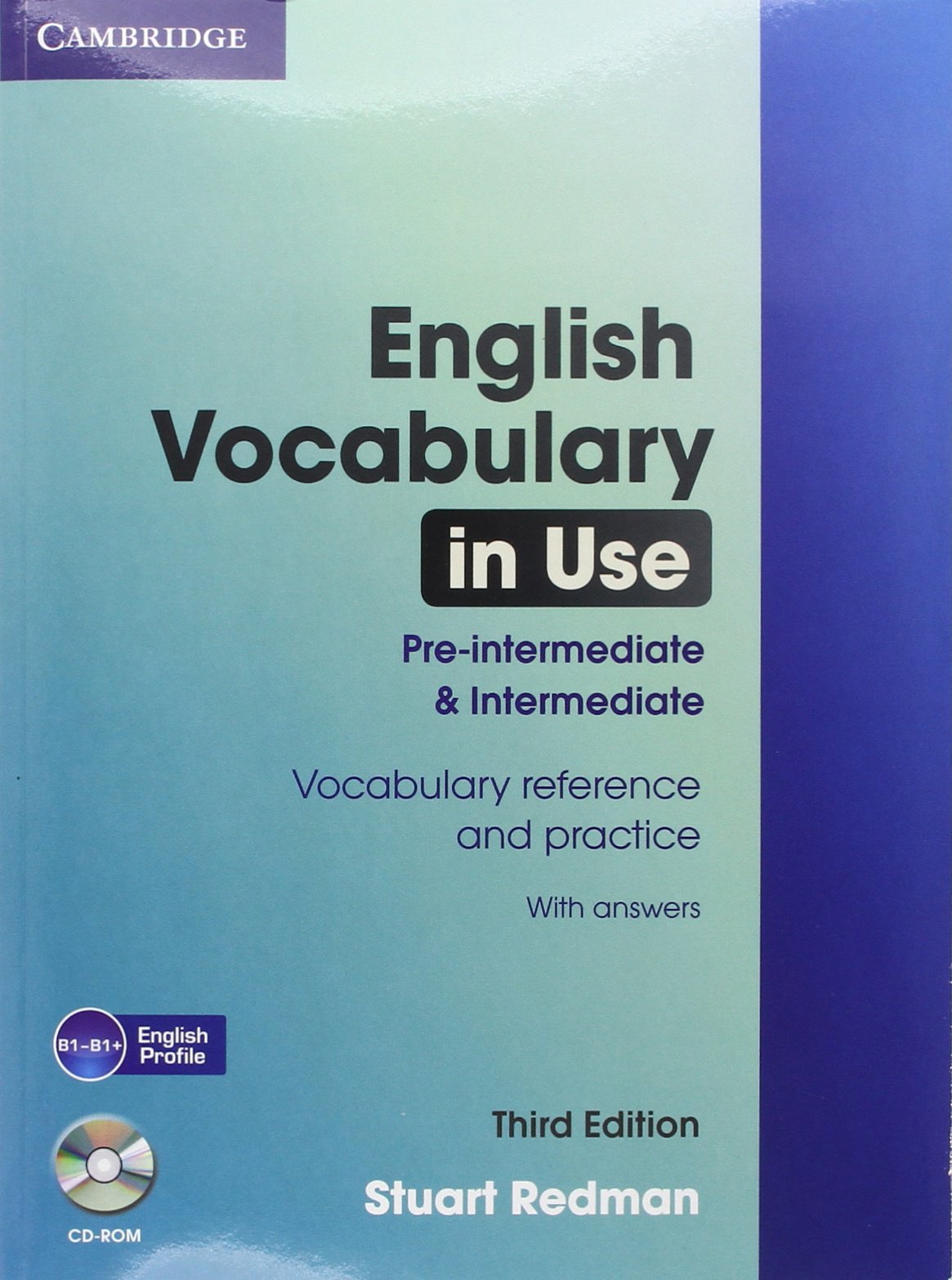 English Vocabulary in Use Pre-intermediate and Intermediate with Answers and CD-ROM 3rd Edition: Book with Answers and CD-ROM Foreign Languages ​​& Dictionaries