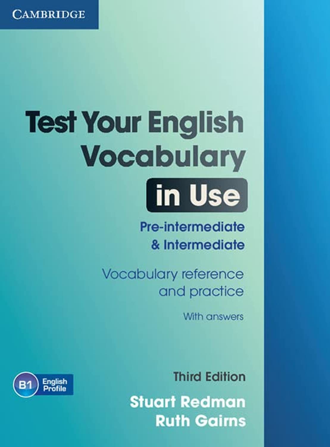 Test Your English Vocabulary in Use Pre-intermediate and Intermediate with Answers Foreign Languages ​​& Dictionaries