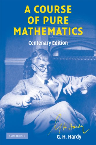 A Course of Pure Mathematics ICM Edition Mathematics