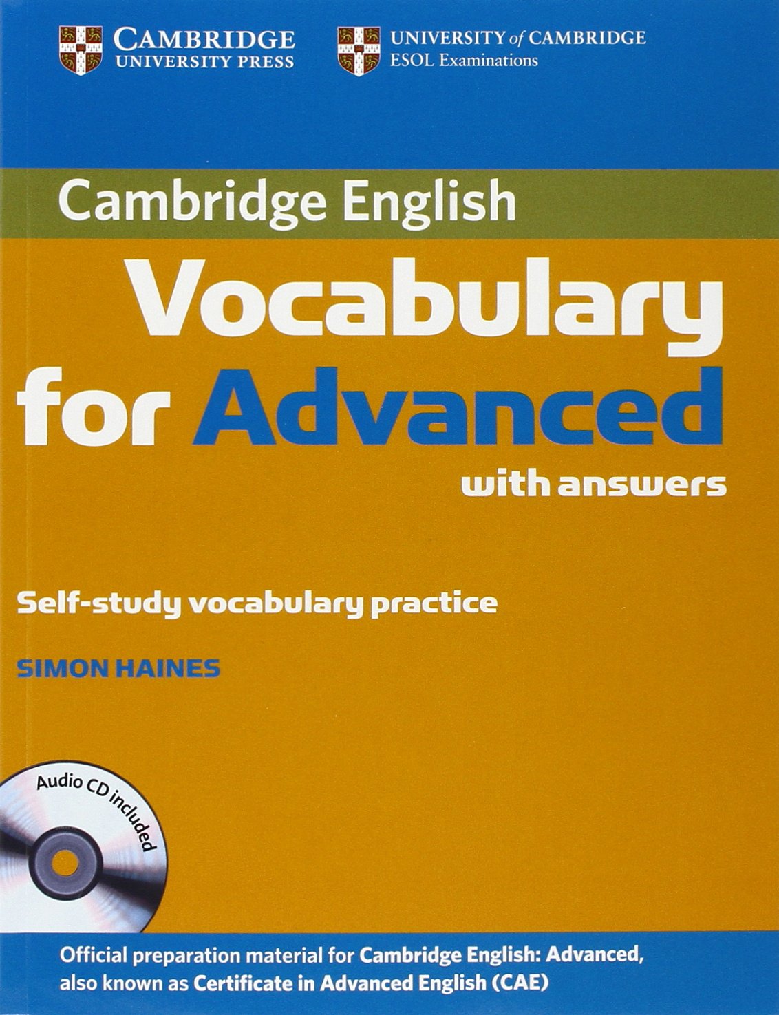 Cambridge Vocabulary for Advanced with Answers and Audio CD Foreign Languages ​​& Dictionaries