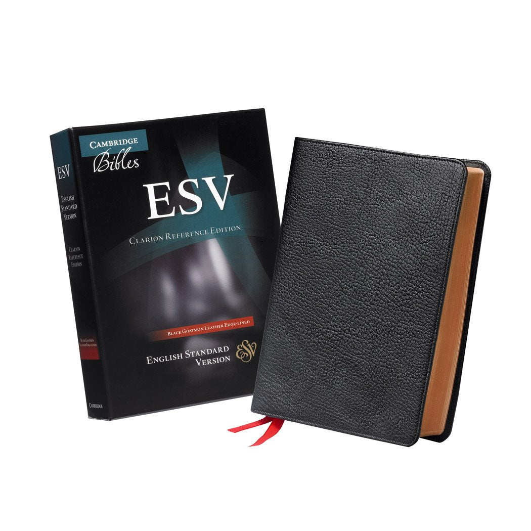 ESV Clarion Reference Edition ES486:XE Black Goatskin Leather: English Standard Version, Black, Goatskin Leather, Clarion Reference Edition Film, Art & Culture