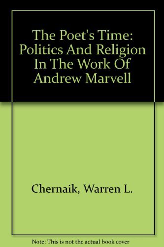 Poet's Time: Politics and Religion in the Work of Andrew Marvell Contemporary literature