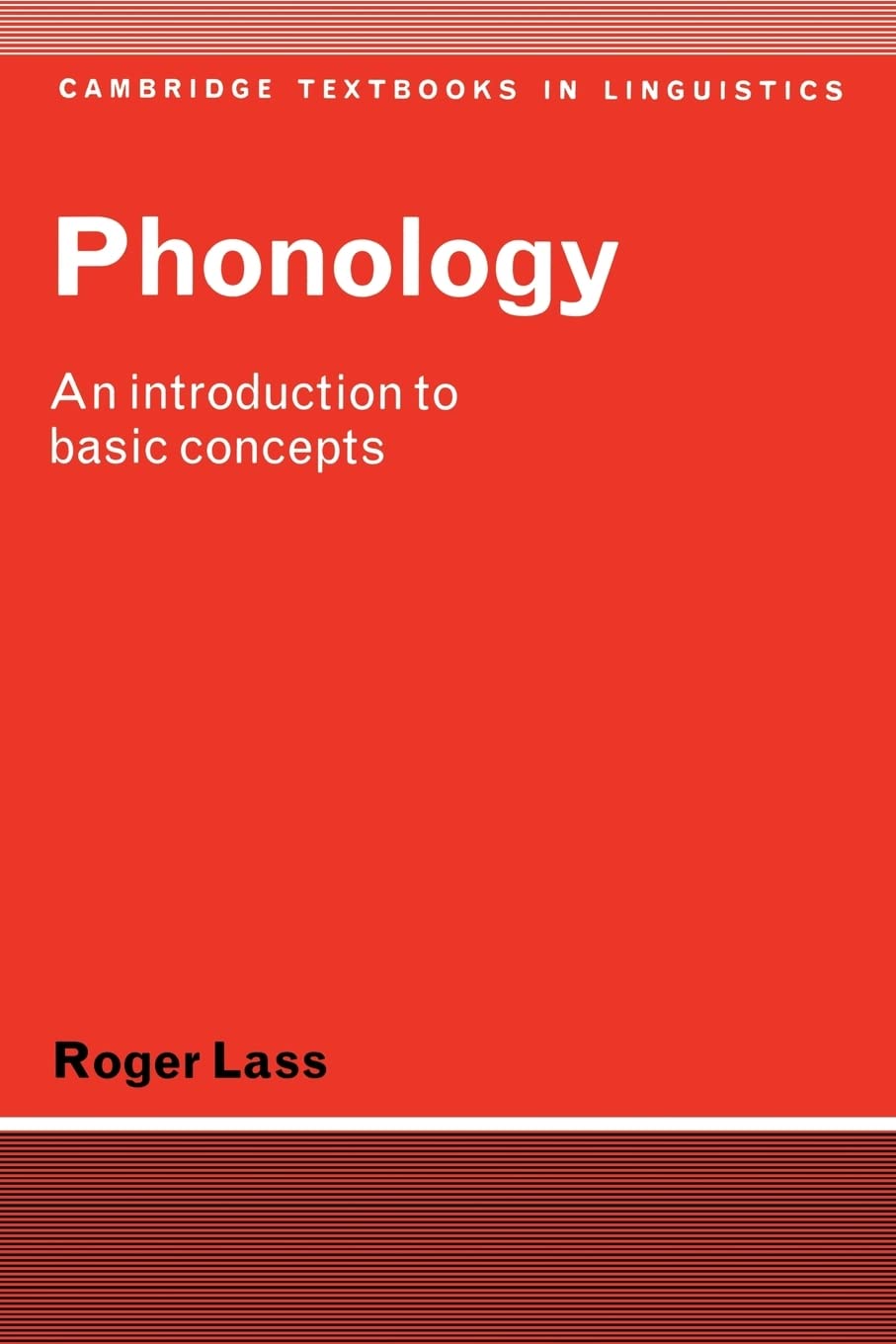 Product Image: Phonology: An Introduction to Basic Concepts (Cambridge Textbooks in Linguistics)