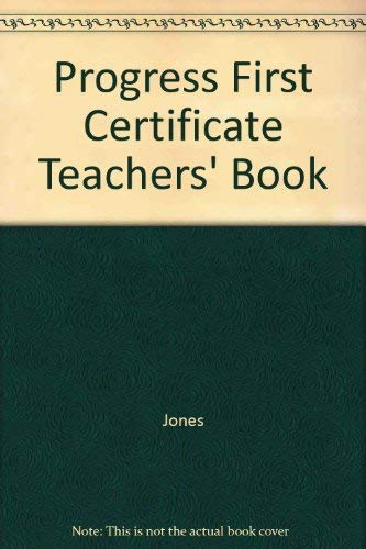 Product Image: Progress First Certificate Teachers' Book