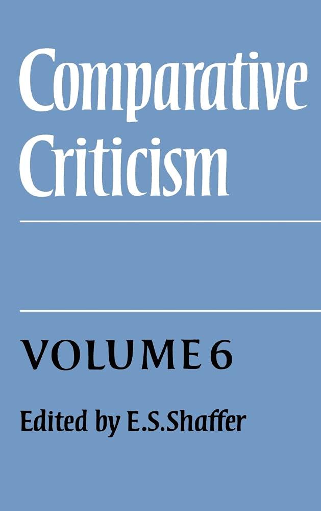 Comparative Criticism: Volume 6, Translation in Theory and Practice (Comparative Criticism, 6, Band 6) Drama