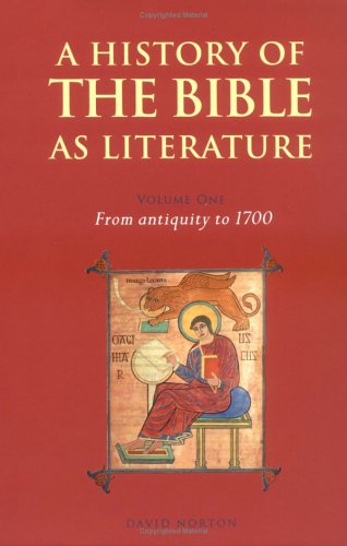 A History of the Bible As Literature: From Antiquity to 1700 Religion & Esotericism