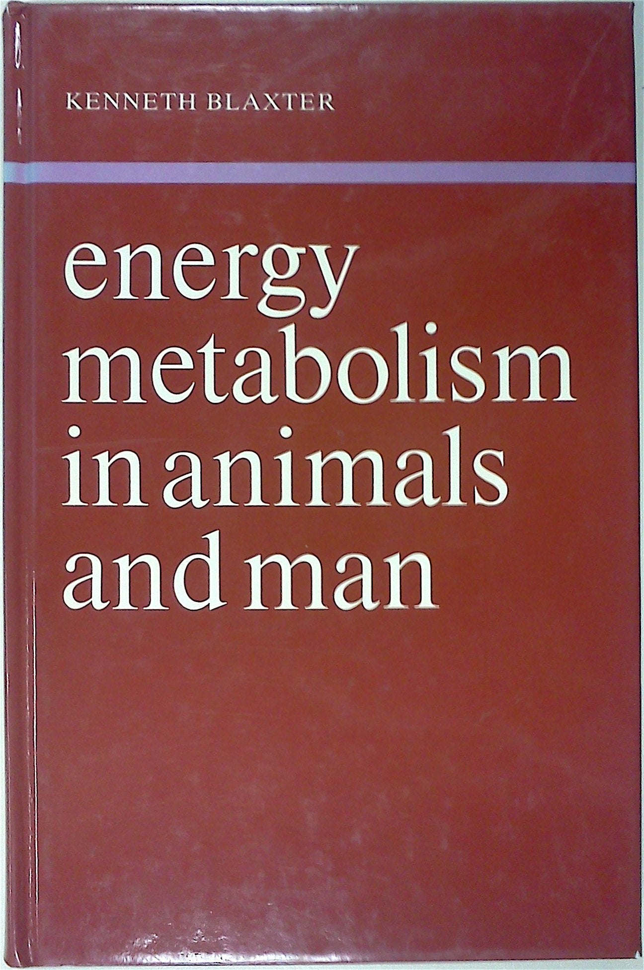 Energy Metabolism in Animals and Man Medicine