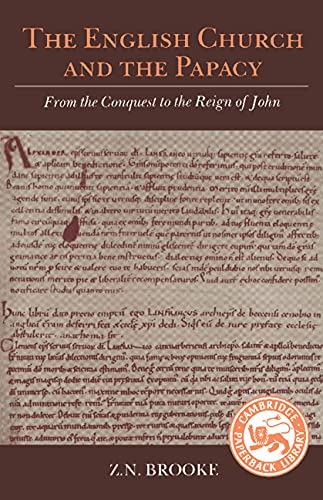 The English Church and the Papacy:From the Conquest to the Reign of John Film, Art & Culture