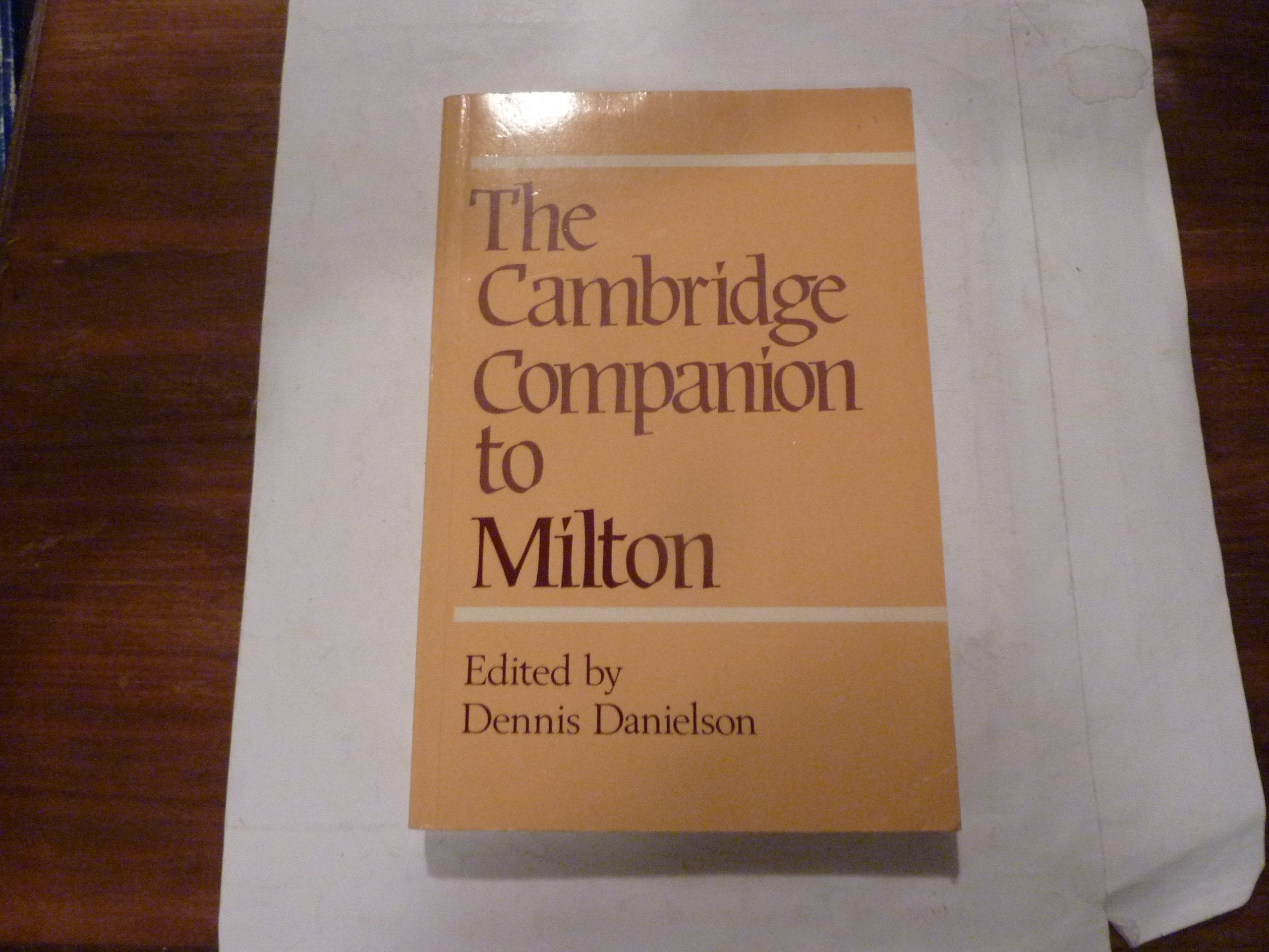 The Cambridge Companion to Milton (Cambridge Companions to Literature) Contemporary literature