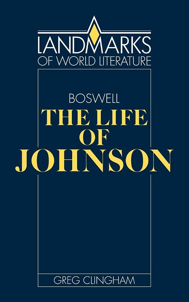 Boswell: The Life of Johnson (Landmarks of World Literature) Poetry