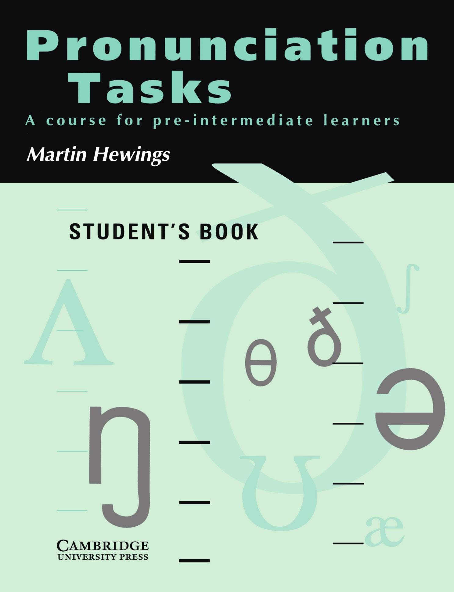 Product Image: Pronunciation Tasks Student's book: A Course for Pre-intermediate Learners