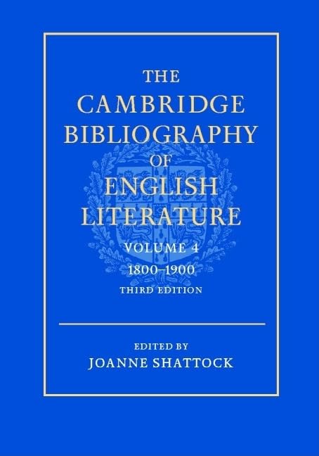 The Cambridge Bibliography of English Literature Contemporary literature