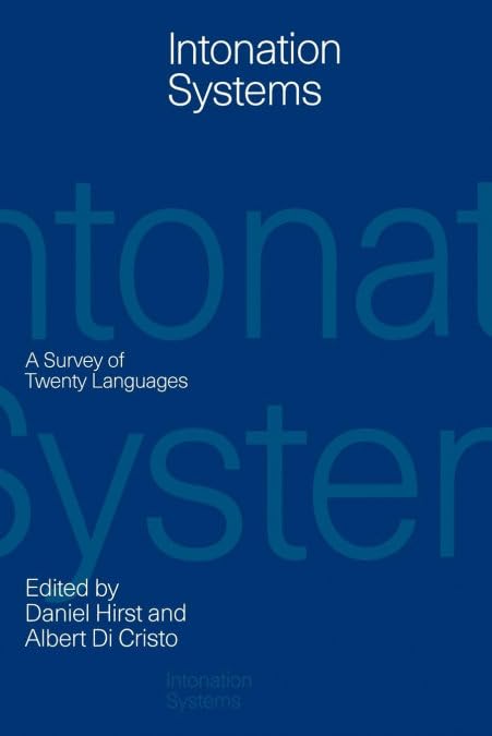 Intonation Systems: A Survey of Twenty Languages Social Sciences