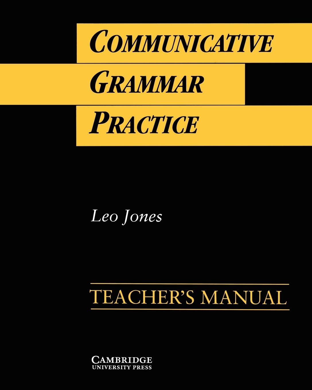 Product Image: Communicative Grammar Practice Teacher's Manual