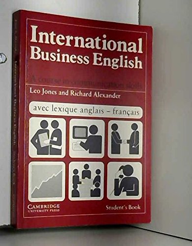 International Business English Student's book French edition: A Course in Communication Skills Foreign Languages ​​& Dictionaries
