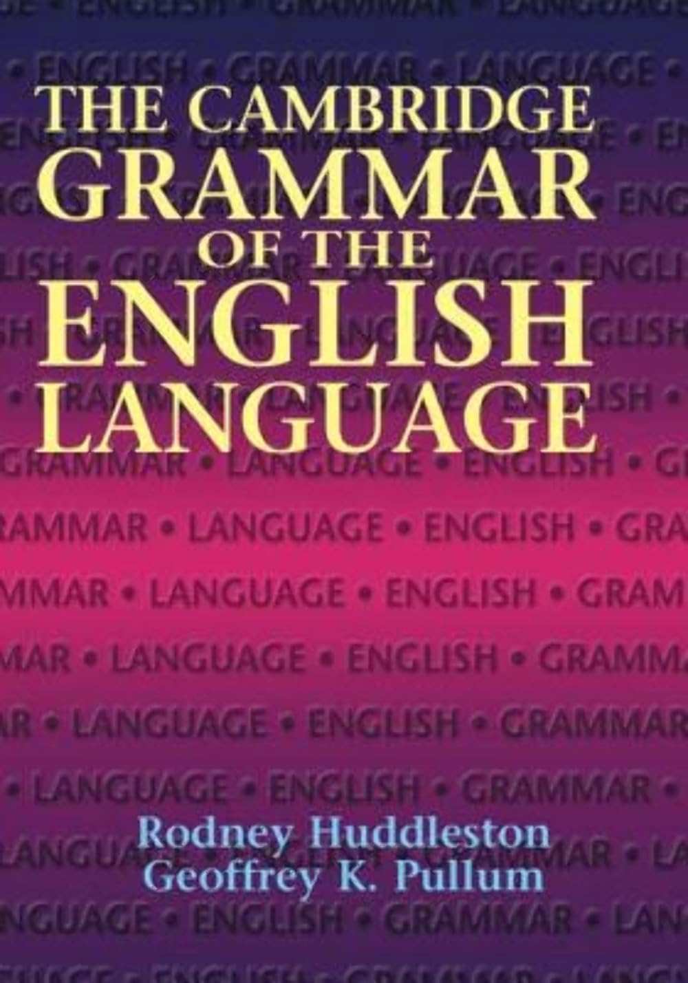 The Cambridge Grammar of the English Language Social Sciences