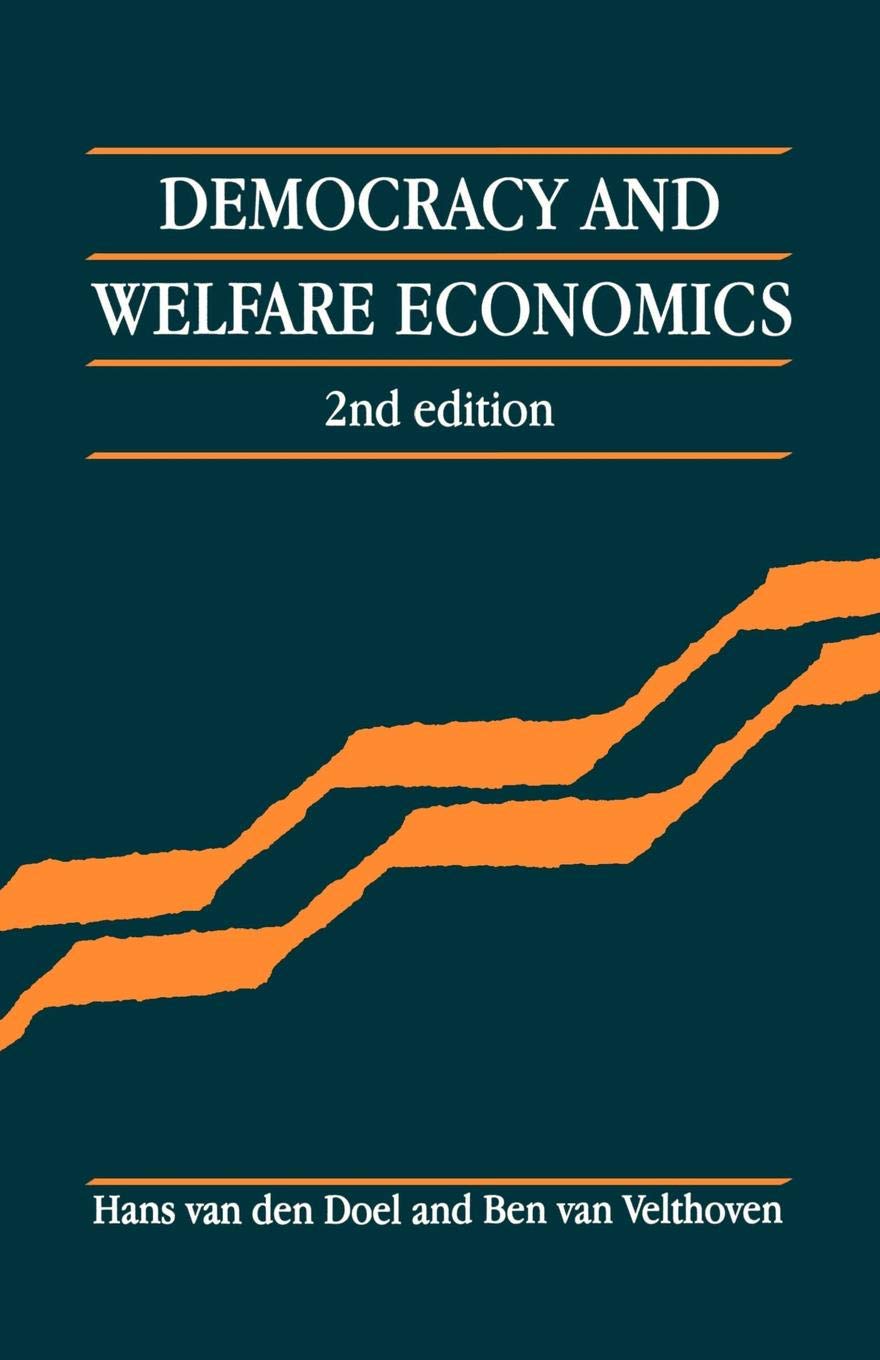 Democracy and Welfare Economics Business, Finance & Career Books