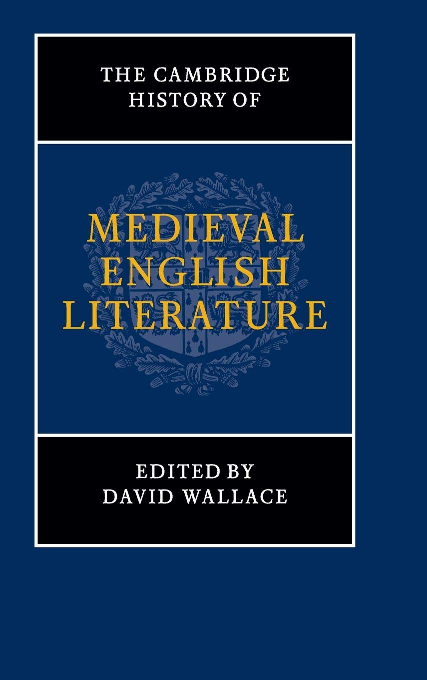 The Cambridge History of Medieval English Literature book
