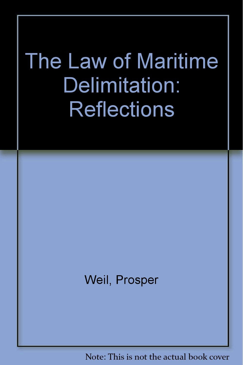 The Law of Maritime Delimitation: Reflections Law