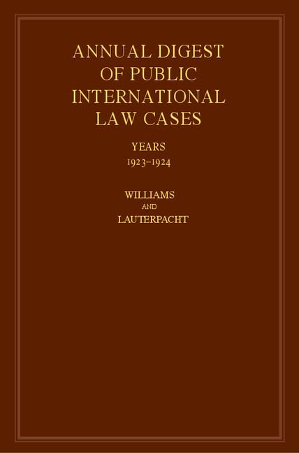 International Law Reports (2) Law