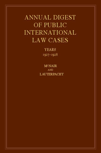 International Law Reports (4) Law