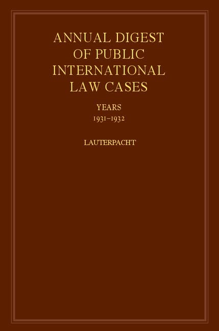 International Law Reports Law