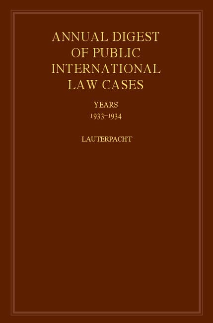 International Law Reports (7) Law