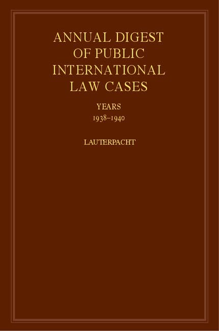 International Law Reports (9) Law