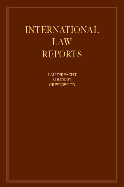 International Law Reports (81) Law