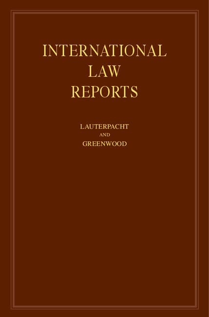 International Law Reports (93) Law