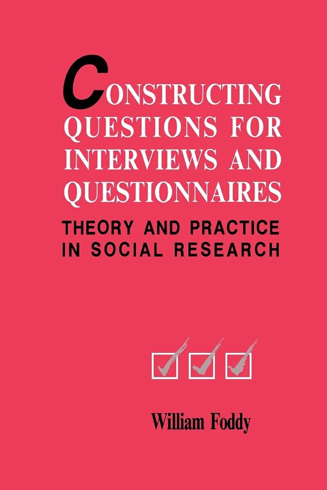Constructing Questions for Interviews and Questionnaires Natural Sciences Books