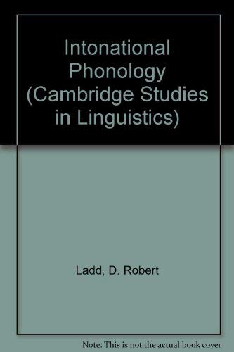Intonational Phonology (Cambridge Studies in Linguistics) Social Sciences