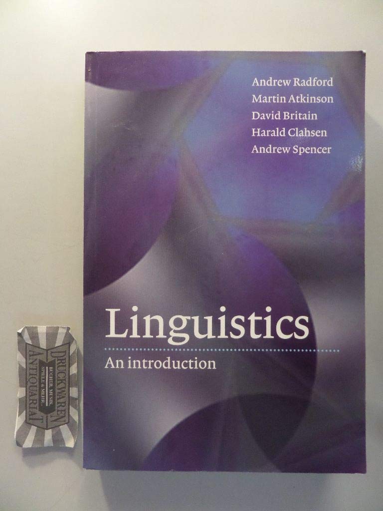 Linguistics: An Introduction Social Sciences