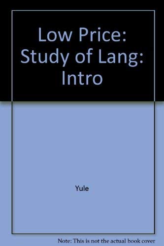 Product Image: Low Price: Study of Lang: Intro