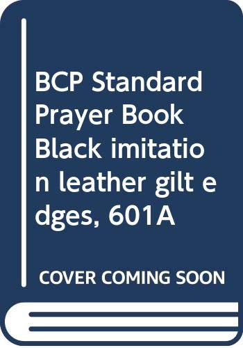 BCP Standard Prayer Book Black imitation leather gilt edges, 601A Religion & Esotericism