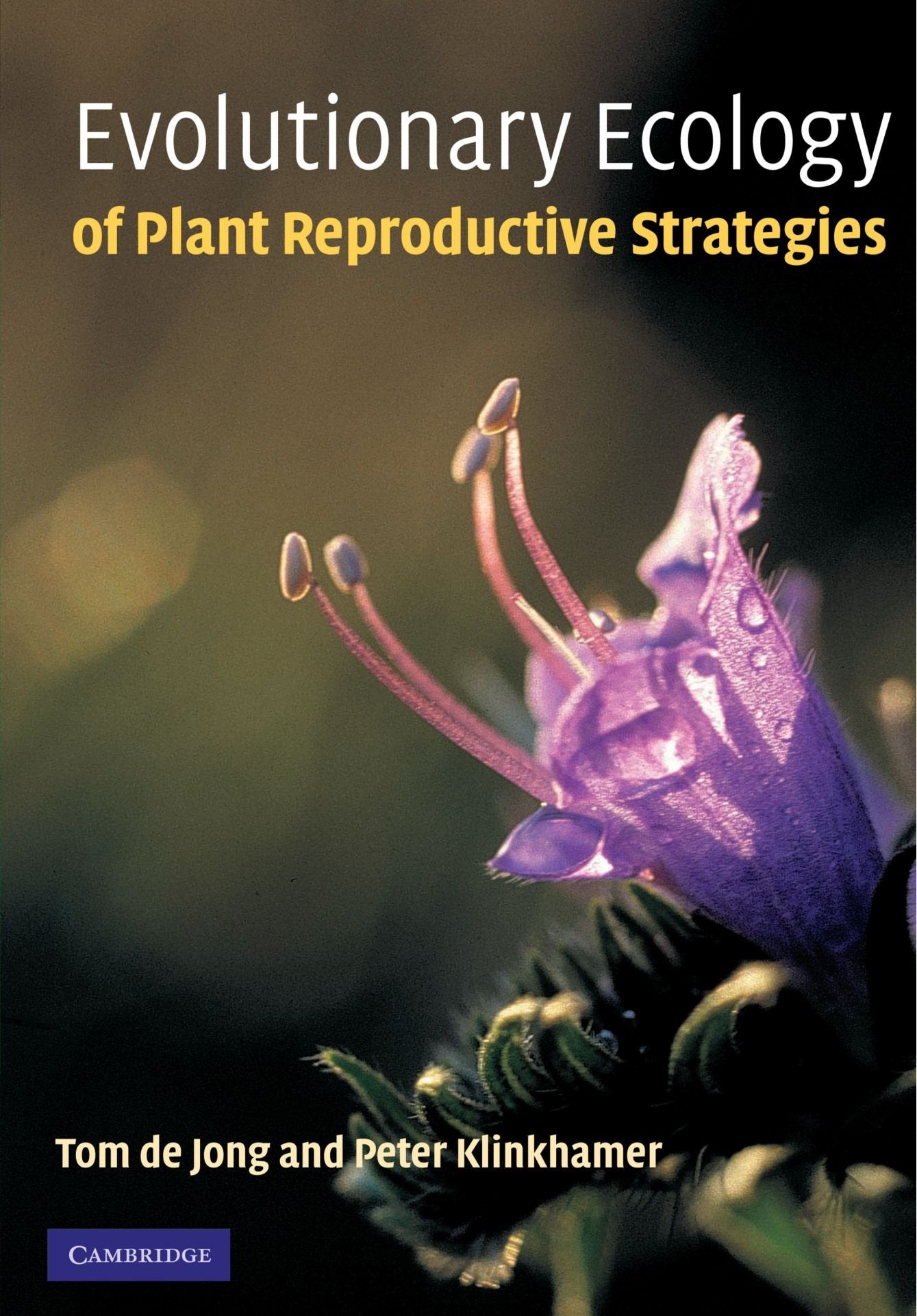Evolutionary Ecology of Plant Reproductive Strategies: Phenotypic Optimization Models Of Plant Reproductive Strategies Business & Technology