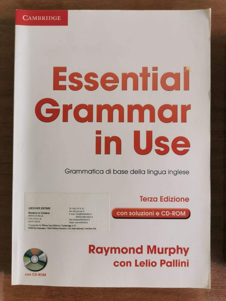 Essential Grammar in Use with Answers with CD-ROM Italian Edition 3rd Edition: Grammatica di Base della Lingua Inglese Foreign Languages ​​& Dictionaries