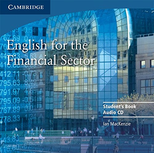 English for the Financial Sector Audio CD Foreign Languages ​​& Dictionaries