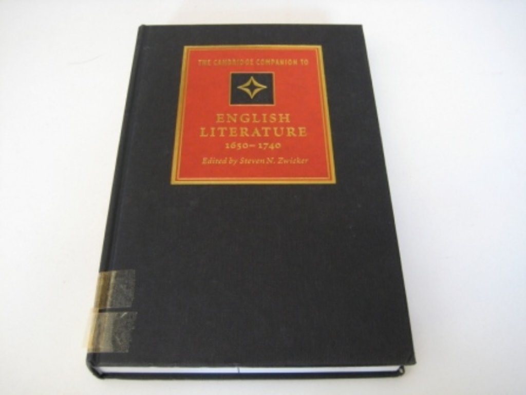 The Cambridge Companion to English Literature 1650-1740 (Cambridge Companions to Literature) Contemporary literature Books