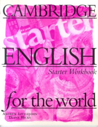 Cambridge English For The World Starter Workbook (Cambridge English for Schools) Foreign Languages ​​& Dictionaries