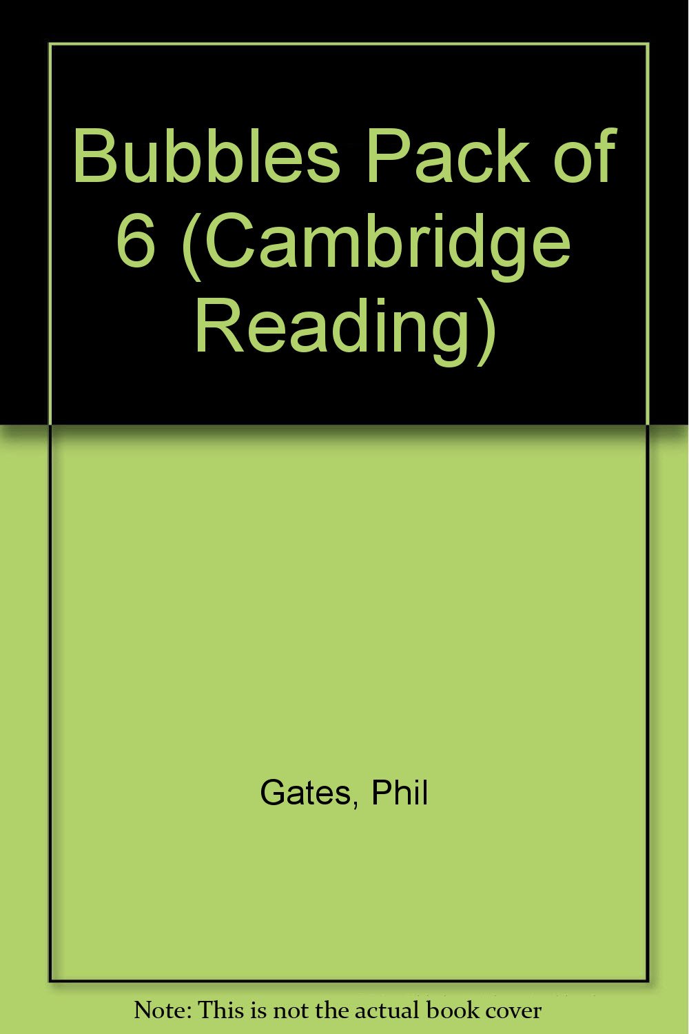 Product Image: Bubbles: Pack of 6 (Cambridge Reading)
