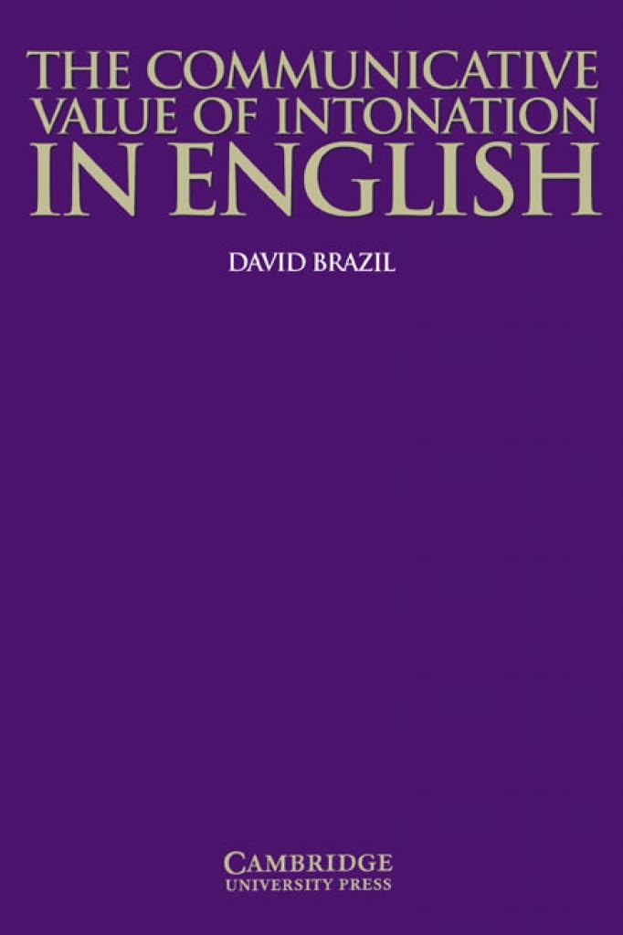 The Communicative Value of Intonation in English Social Sciences
