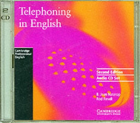 Telephoning in English Audio CD Set (2 CDs) Foreign Languages ​​& Dictionaries