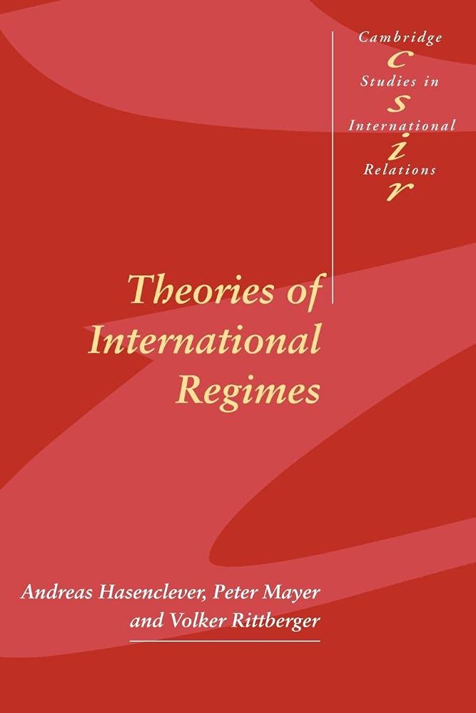 Theories of International Regimes Law