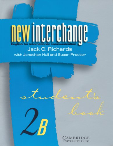 New Interchange Student's book 2B: English for International Communication book