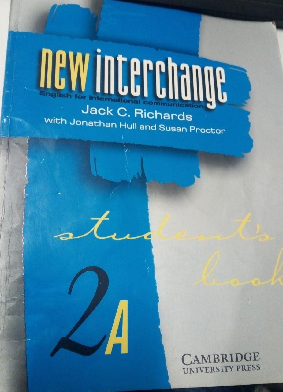 New Interchange Student's book 2A: English for International Communication book